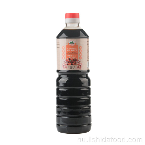 1000 ml-es üvegpalack Superior sötét szójaszósz